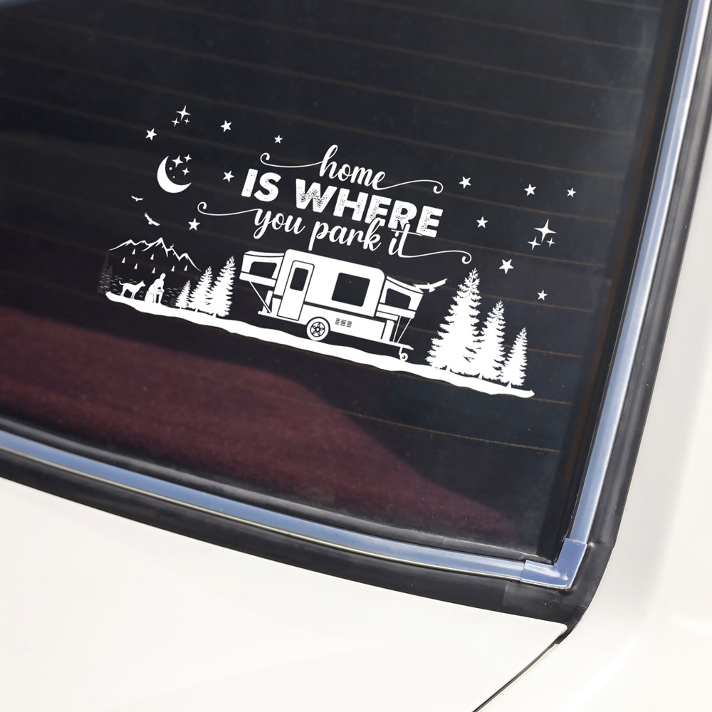 Drive Slow Drunk Campers Matter Custom Family Name Car Window Decal Sticker Gift For Camping Lovers CH07 910284