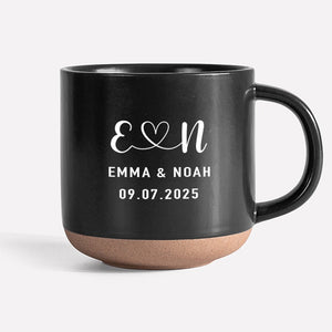 Personalized Mr and Mrs Couple Gift Pottery Mug HA75 898918