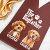 Custom Dog Photo The Dog Father Leather Wine Bag HA75 892912