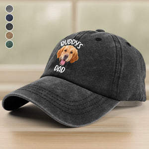Custom Pet Photo Washed Denim Baseball Cap HA75 892872
