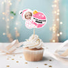 Custom Baby Photo My 1st Christmas Decoration Cupcake Toppers LM32 893915