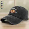 Custom Photo Dog Cat Dad Washed Denim Baseball Cap TH10 894381