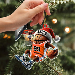 Personalized Basketball Christmas Acrylic Ornament Gift For Basketball Lovers LM32 895697