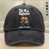 Custom Photo The DogFather Washed Denim Baseball Cap Gift LM32 893919