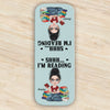 Shhh....I'm Reading Personalized Leather Magnetic Bookmark Funny Gifts For Book Lovers CH07 899490