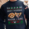 Custom Dog Photo Ugly Christmas Sweatshirt For Dog Lovers TH10 896219