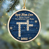 Best Team Ever Scrabble Christmas 2 Layers Wooden Ornament LM32 897119