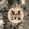 Custom Name Christmas Wood Slice Christmas Ornament Christmas Tree Decoration CH07 899268