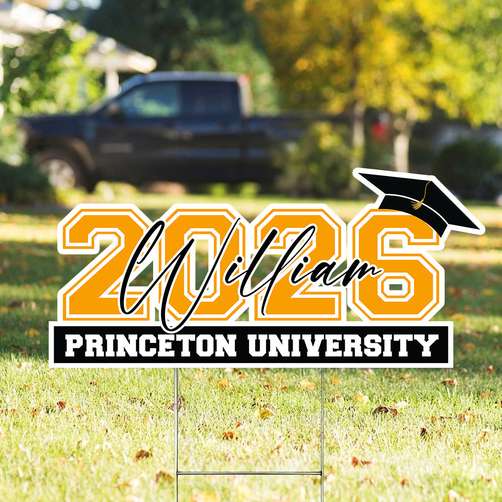 Personalized Congrats Graduation Yard Sign Party Decor TH10 169169