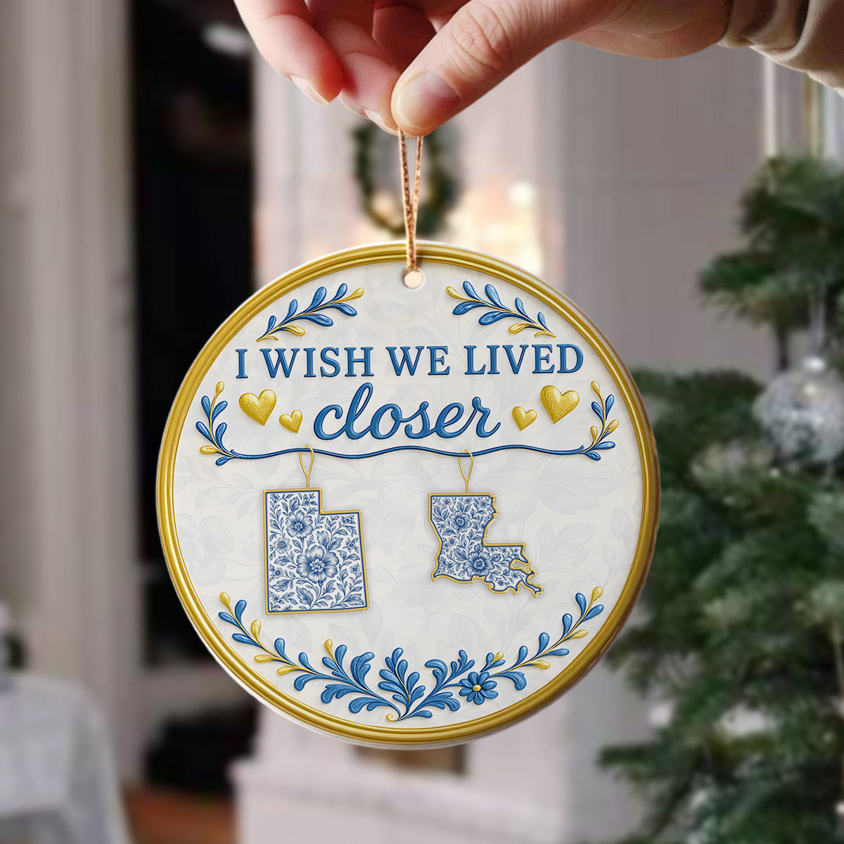 Congrats On Being My Besties Personalized Ceramic Ornament TH10 894909