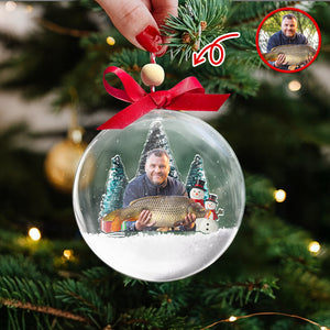 Custom Fishing Photo - Personalized 3D Ball Ornament Christmas Gift For Fishing Lovers CH07 899794