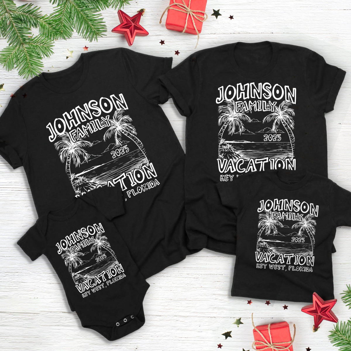 Custom Family Vacation Shirts 2025 – Matching Family Trip Dark Shirts LM32 895977
