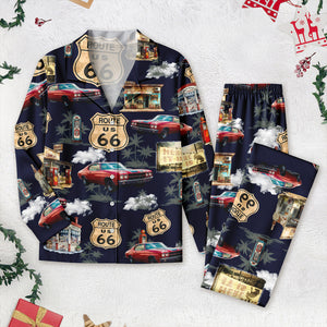 Custom Car Photo Rout 66 Authentic Pajamas TH10 894987