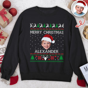 Custom Photo Ugly Christmas Sweatshirt Gift For Family TH10 896381