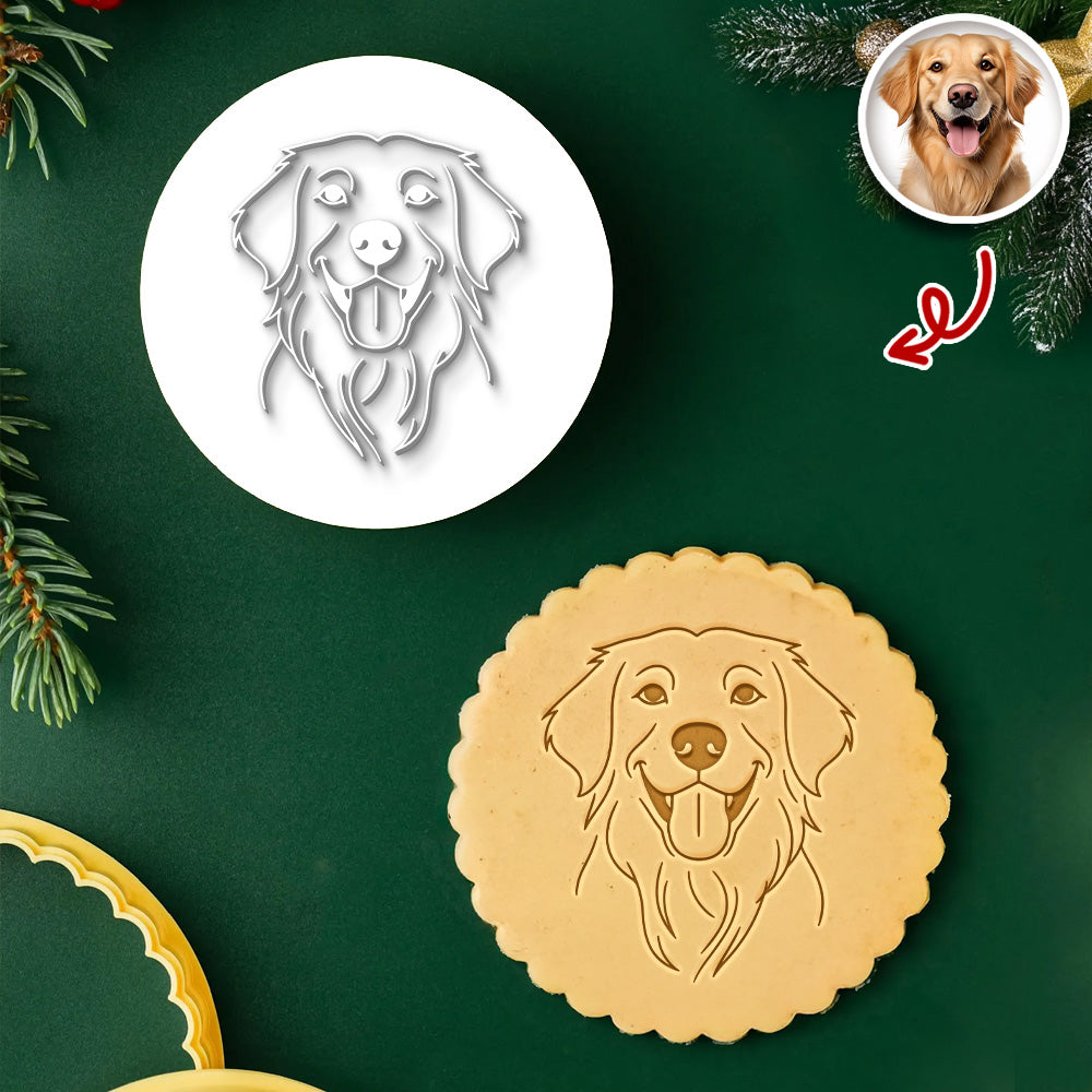 Custom Dog Cat Photo Cookie Stamp For Pet Lover TH10 898031