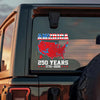 America 1776 - 2026 Car Window Decal Sticker TH10 898517