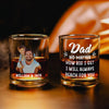Dad No Matter How Big We Get, We Will Always Reach For You Rock Glass Gift For Father's Day HO82 893984