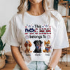 Custom American Cute 3D Dog This Dog Mom Belong To Bright Shirt LM32 899133