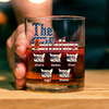 The Catfather US Flag Cat Personalized Whiskey Glass HA75 892412