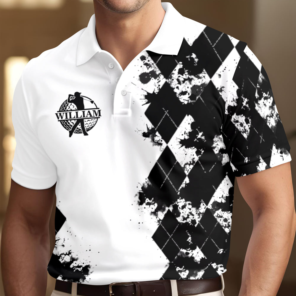 I Like Big Putts Custom Name Polo Shirt Funny Gift For Golfer CH07 895560