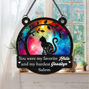 I Loved Your Whole Life Cat Memorial Suncatcher HA75 891362