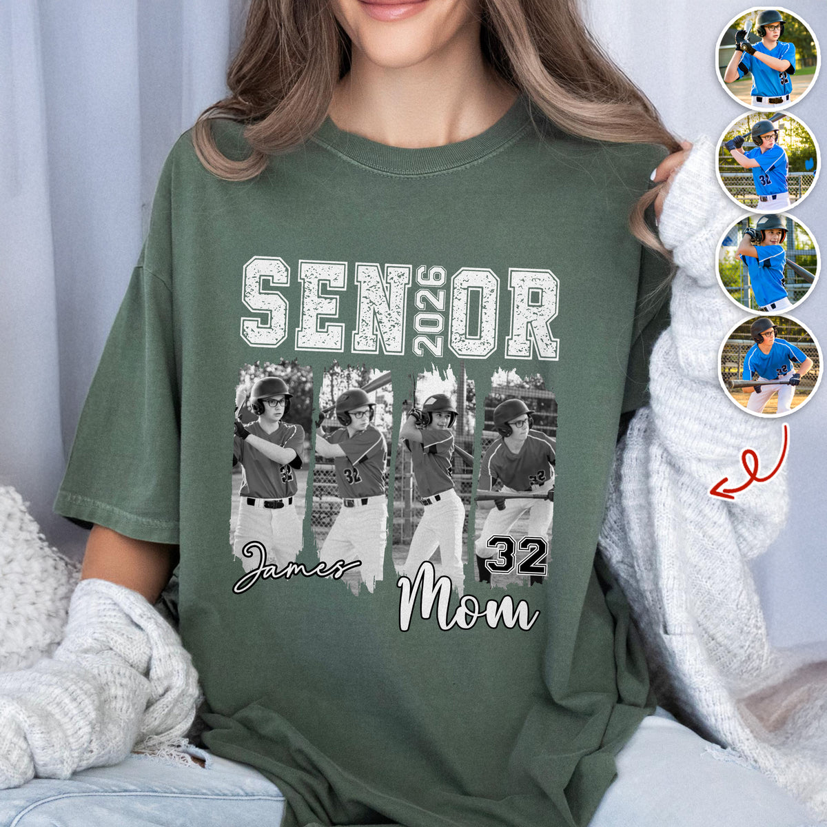 Custom Photo Senior Mom Graduation Celebration Comfort shirt TH10 898361