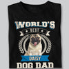 Custom Photo World's Best Dog Dad Dark Shirt CH07 896026