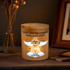 Custom Photo Forever In My Heart Memorial Glass Jar With LED Candle LM32 893503