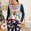 Custom Dog Cat Photo With Snowman Pattern Sleepwear, Christmas Gift For Pet Lovers HO82 894994