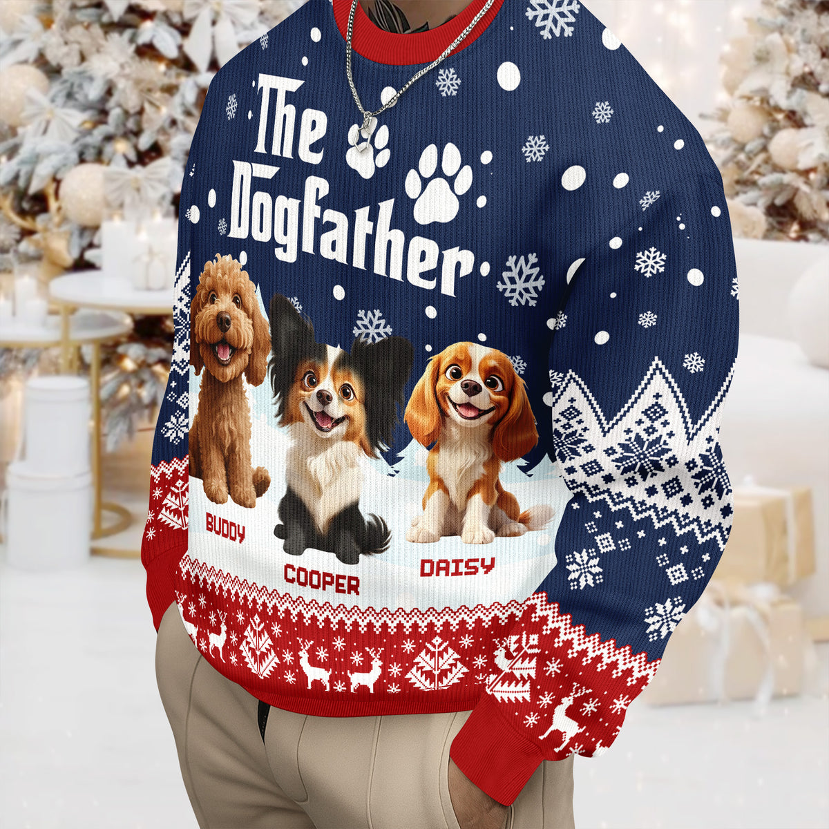 Personalized The DogMother Ugly Sweater Gifts for Dog Lovers TH10 896485