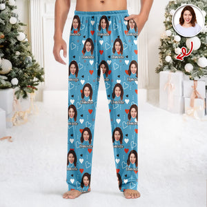 Custom Face Sweatpants Couple Gift, Valentine's Day Gift HA75 898402