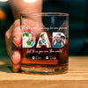 Custom Photo Happy Father's Day Thanks For Picking Up My Poop And Stuff Whiskey Glass HO82 893874