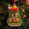 Personalized Family Christmas Tree Acrylic Ornament Custom Family Names Holiday Keepsake CH07 899638