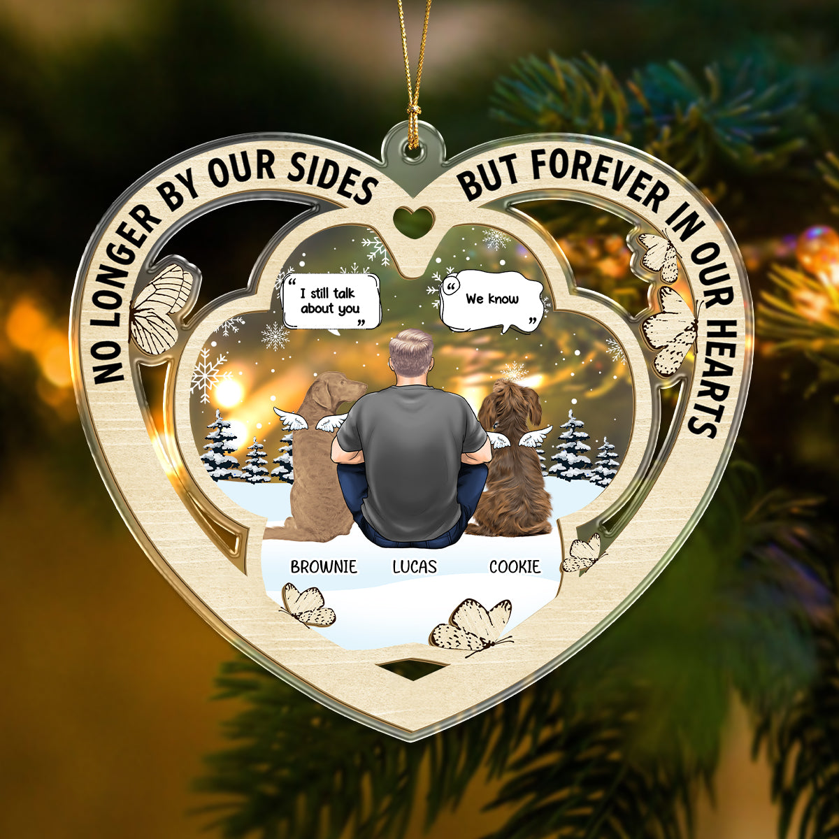 You Were My Favorite Hello And Hardest Goodbye Christmas Memorial Acrylic Ornament Gift For Dog Lovers LM32 895917