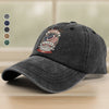 Custom Family Name American 250 Super Bowl Legacy Washed Denim Baseball Cap LM32 897875