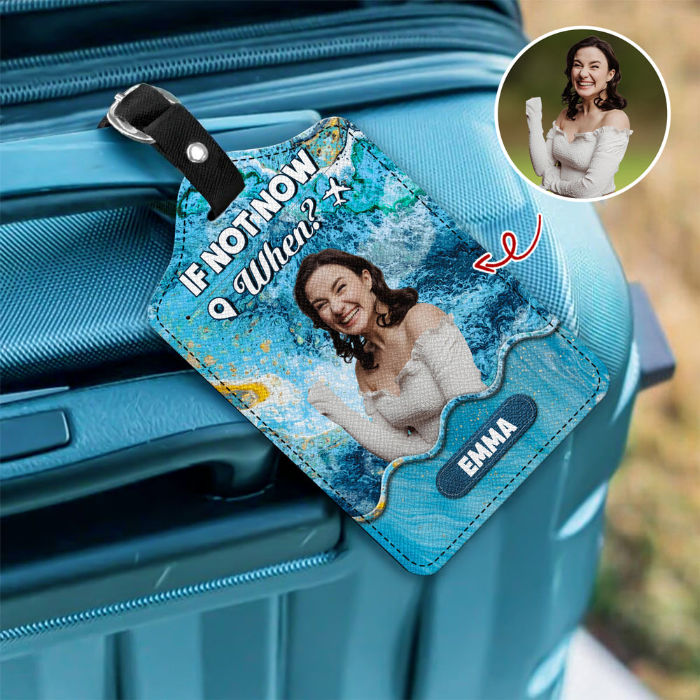 Blue Waves - Personalized Custom Luggage Tag HO82 894476