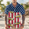 Custom Car Photo With America Flag Hawaii Shirt TH10 894079