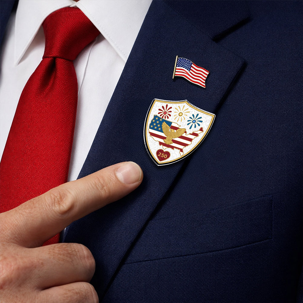 USA 250 With Eagle Acrylic Pin TH10 169313