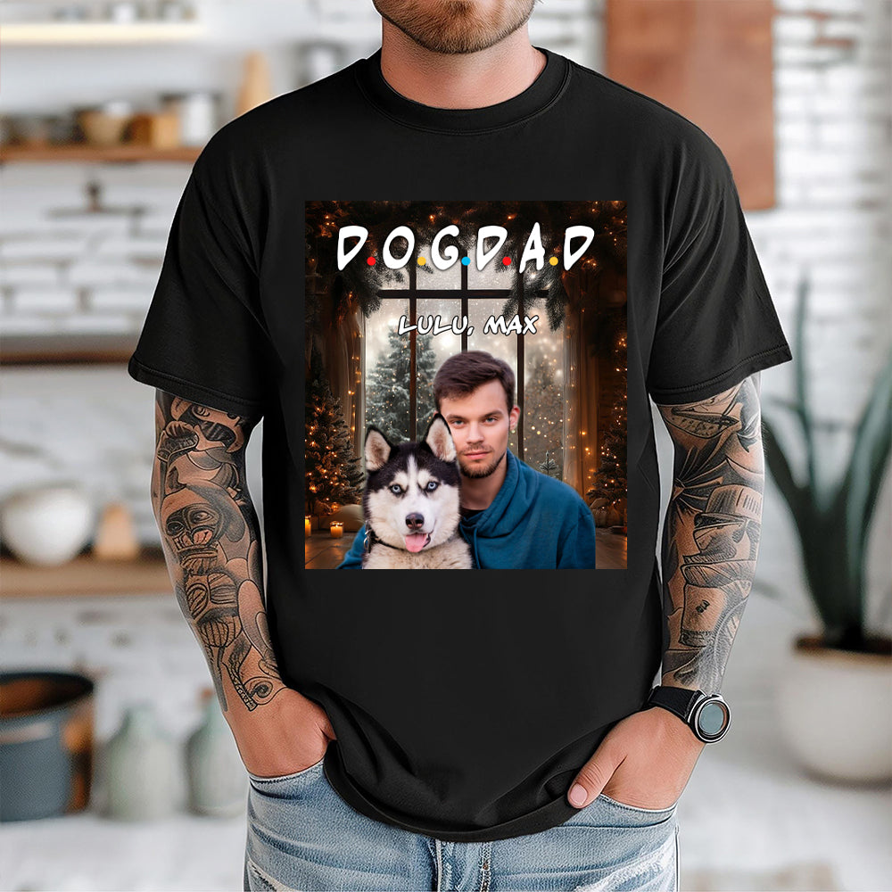 Custom Photo A Dog Mom Dad Version Dark Shirt TH10 894341