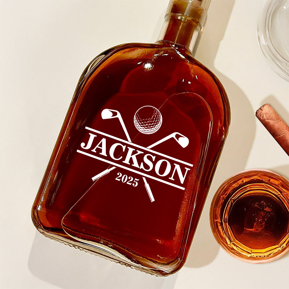 Personalized Golf Whiskey Bottle Gift For Golfer, Golf Lovers HA75 898552