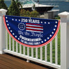 Custom Family Name We The People America 250 Years Non-Pleated Fan Flag CH07 910240