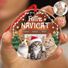 Custom Photo Cozy Room Feliz Navicat - Personalized Circle Glass Ornament LM32 895775
