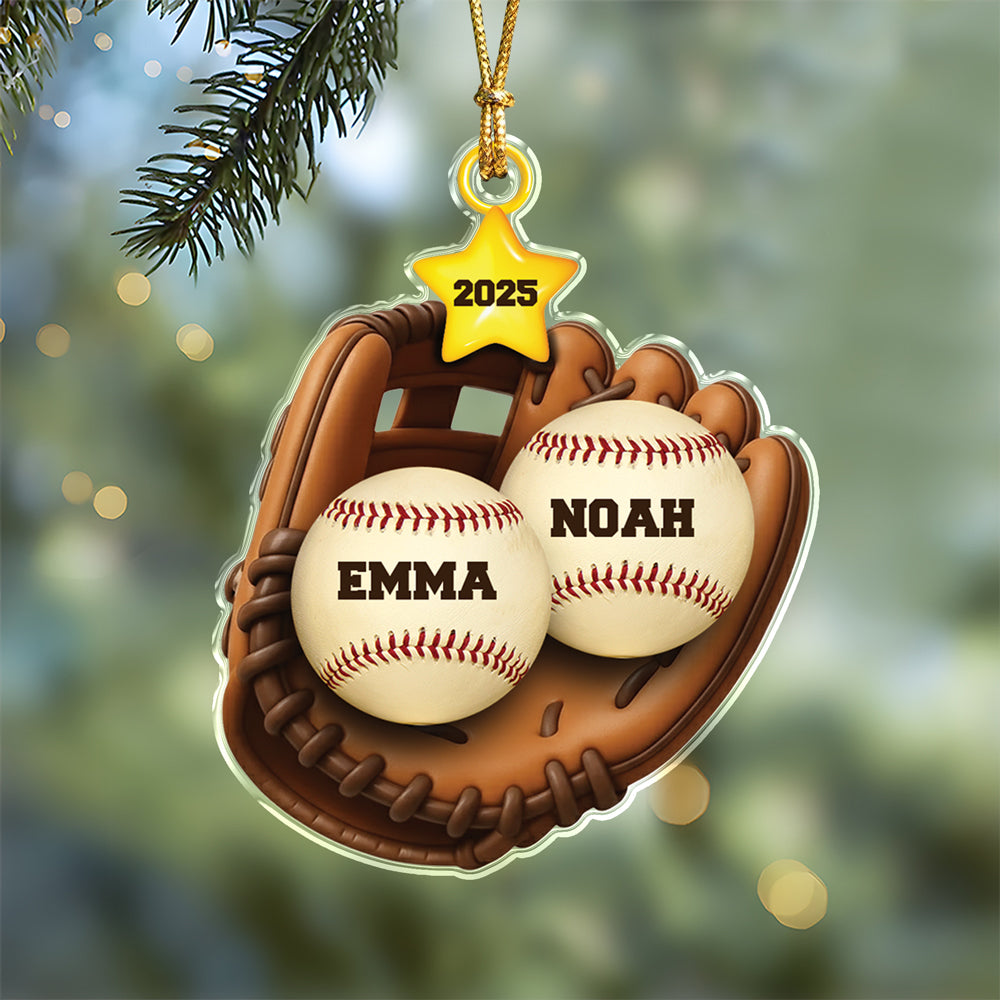 Custom Baseball Family Name Acrylic Ornament TH10 896473