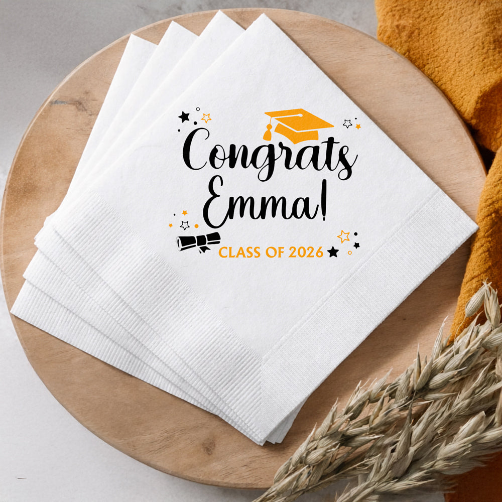 Personalized Congrats Class of 2026 Graduation Napkins HA75 921198