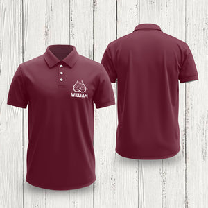 Custom Name Sack Ball Personalized Polo Shirt Funny Gifts for Men CH07 910198