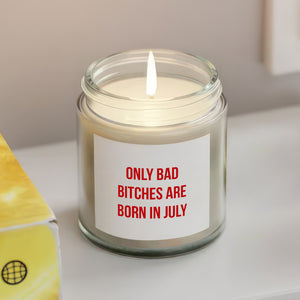 Personalized Bestie Gift Only Bad Bitch Is Born In Scented Candle LM32 895507