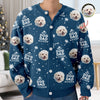 Custom Photo Best Dog Dad Mom Ever Family Cardigan CH07 899572