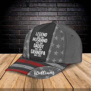 Legend Husband Daddy Classic Cap Personalized Gift For Dad, Father's Day HO82 893922