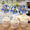 Custom Photo 2026 Graduation Cupcake Topper Personalized Name Party Graduation Gift TH10 898987