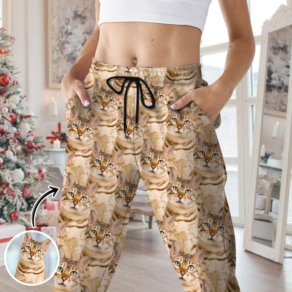 Custom Photo Funny Moment Cat Sweatpants HA75 897702